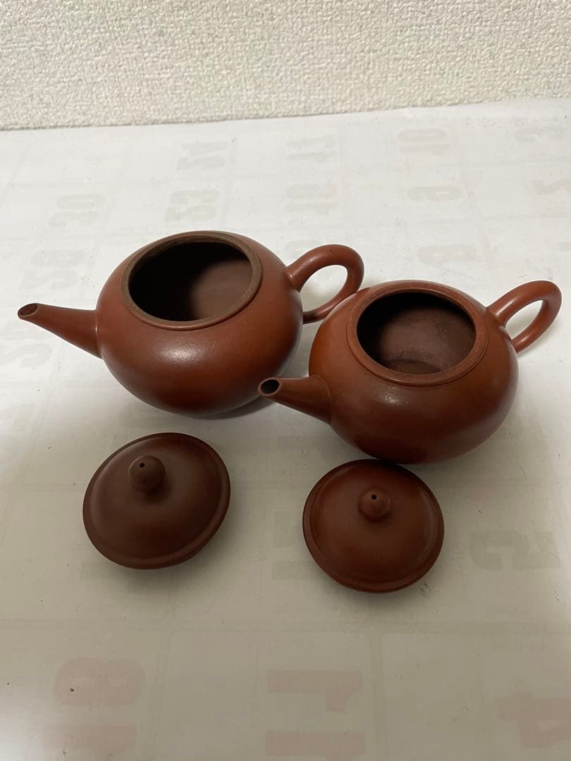 中国宜興　紫砂壺朱泥    急須     古美術