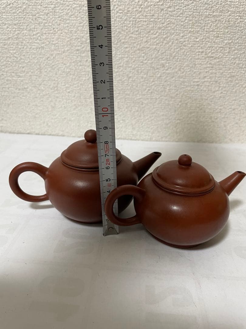 中国宜興　紫砂壺朱泥    急須     古美術