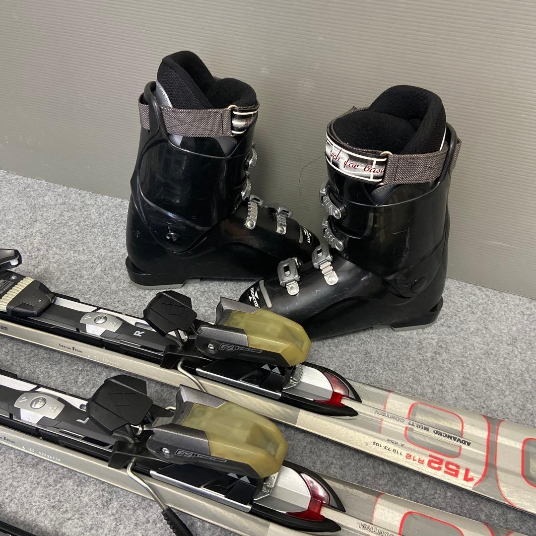 ★メンテナンス済　大人スキーセット　板152cm ブーツ 25-25.5cm