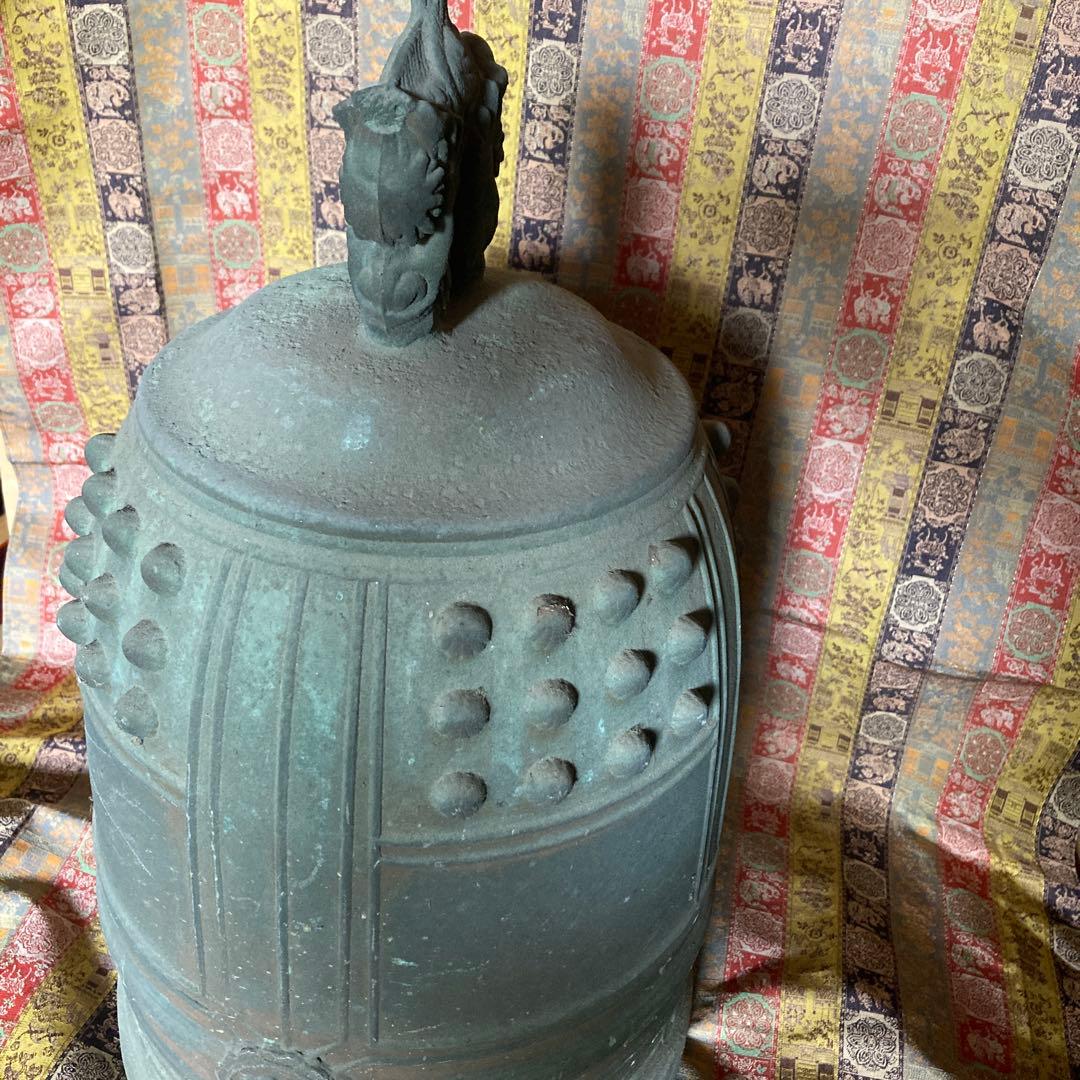 //eyeknow 74// 吊鐘 青銅半鐘 高さ40.7cm幅24￼cm