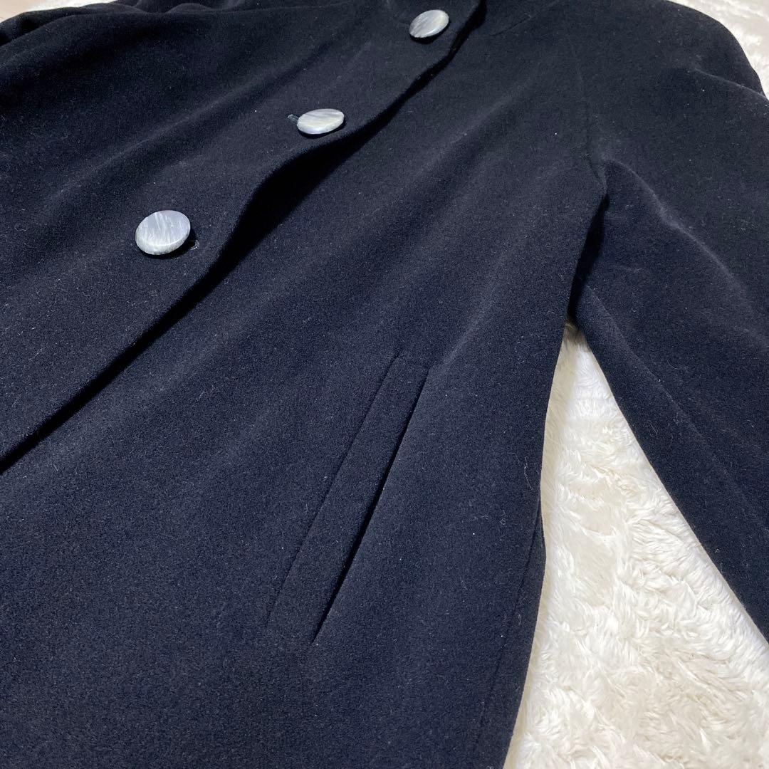 【未使用タグ付】定価10万カシミア100Aラインコート シャレットブランレナウン