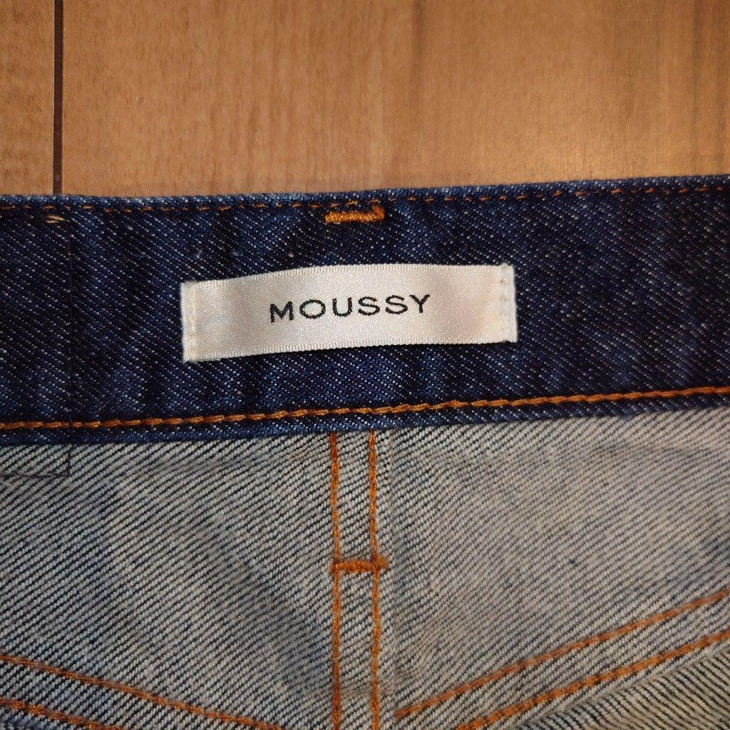 濃紺 MOUSSY MVS FLARE マウジー フレア デニム 24 赤耳