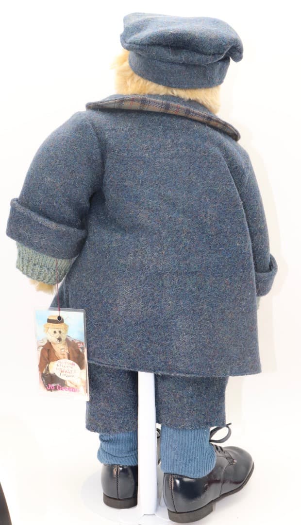 アーティストベア STAR ジョー・グリノ作 青いウールコートのぬいぐるみ