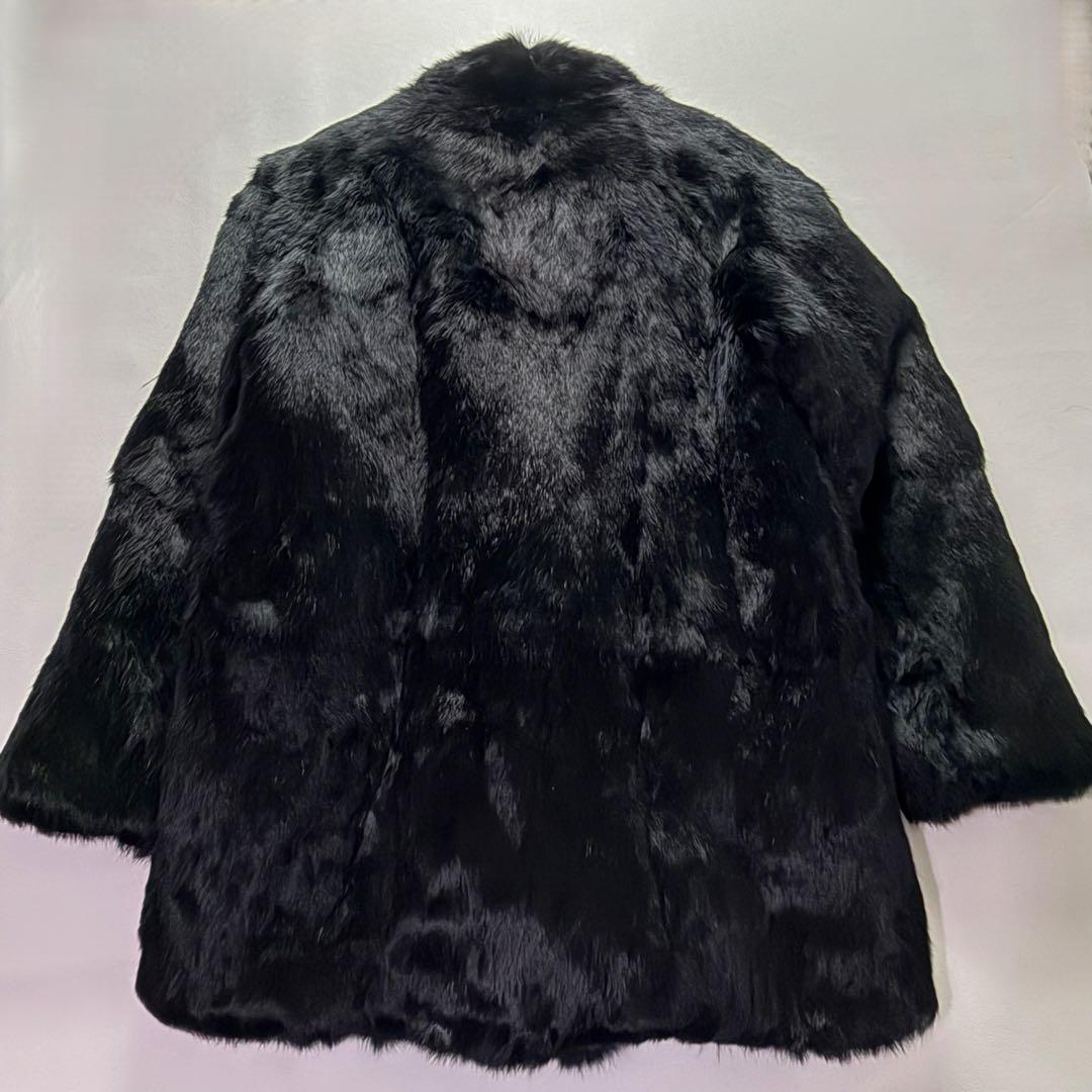 新品未使用タグ付 LAMA LUCENTE 高級毛皮 メンズ ハーフコート