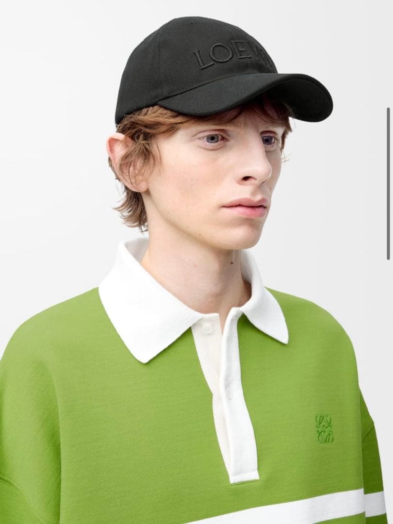 【新品未使用】 25SS LOEWE ブラック ベースボールキャップ