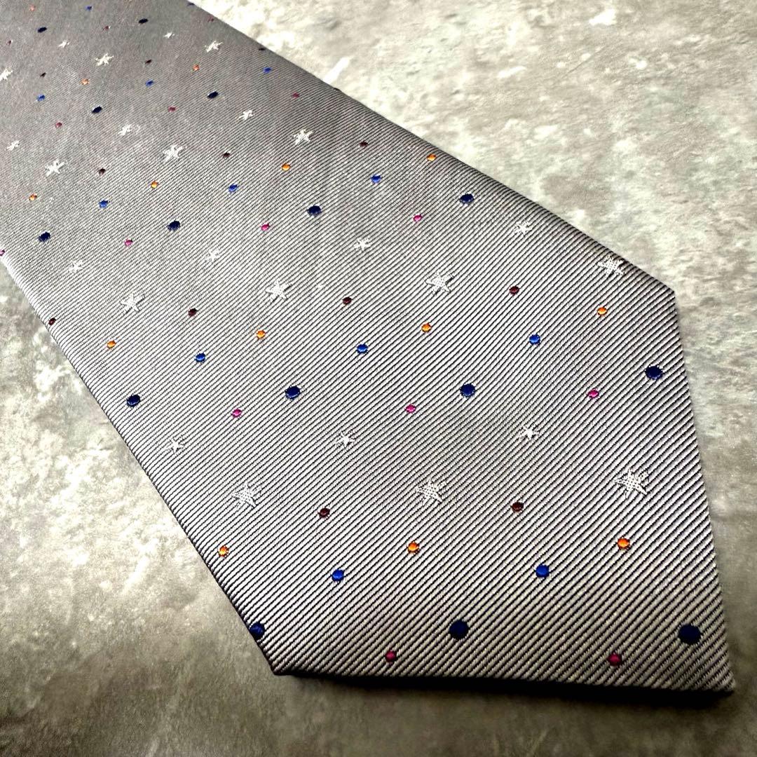新品未使用 Paul Smith ポールスミス ネクタイ シルバー 結婚式 現行