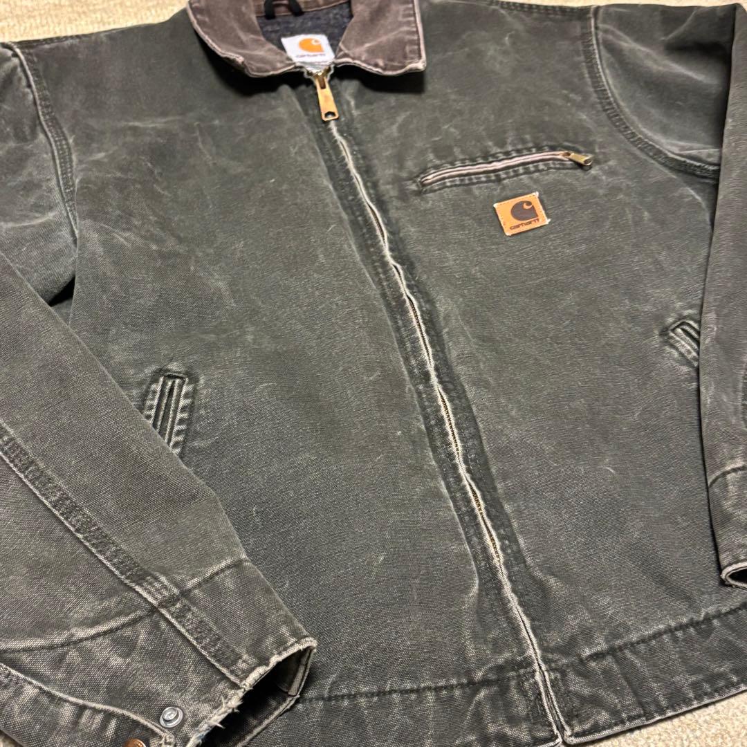 00s Carhartt デトロイトジャケット モスグリーン MOS サイズM