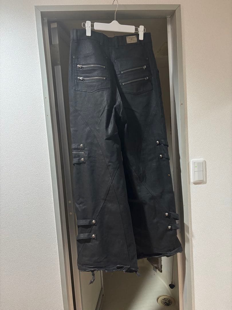 Rosen kreuz サイドベルトビッグワイドパンツ