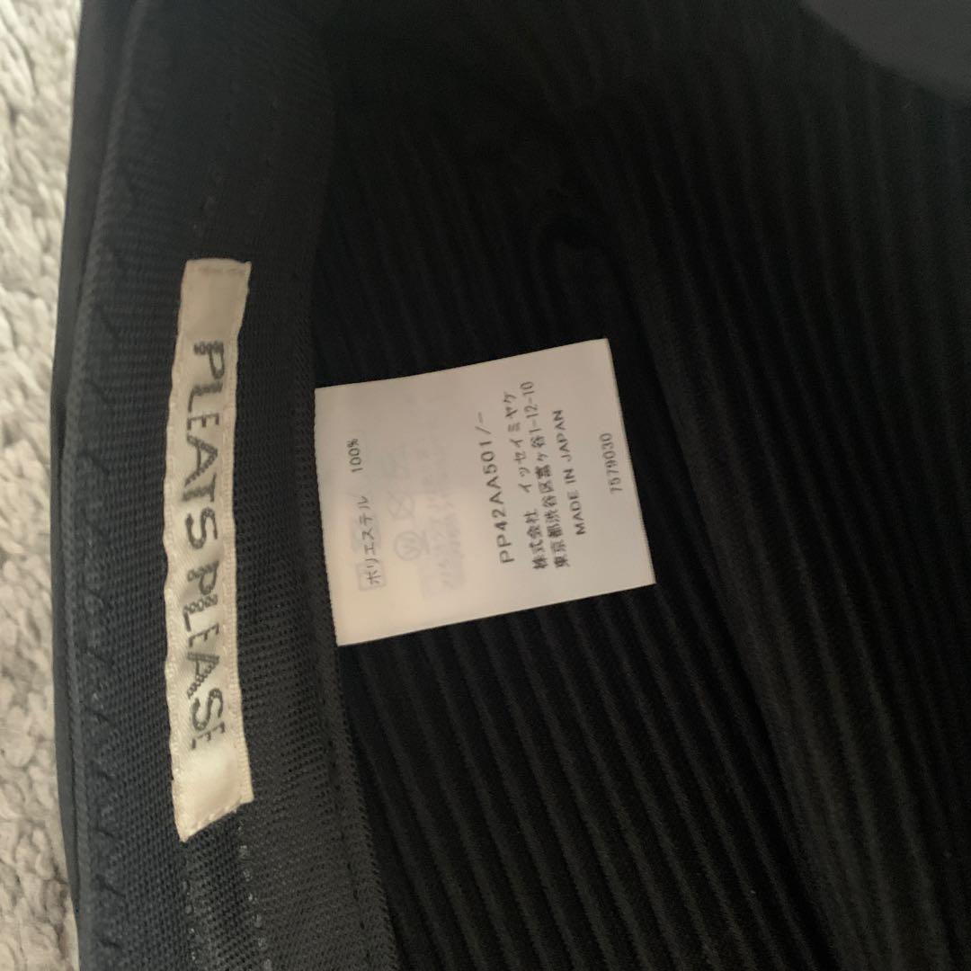 美品 ISSEY MIYAKE PLEATS PLEASE キャップ 帽子