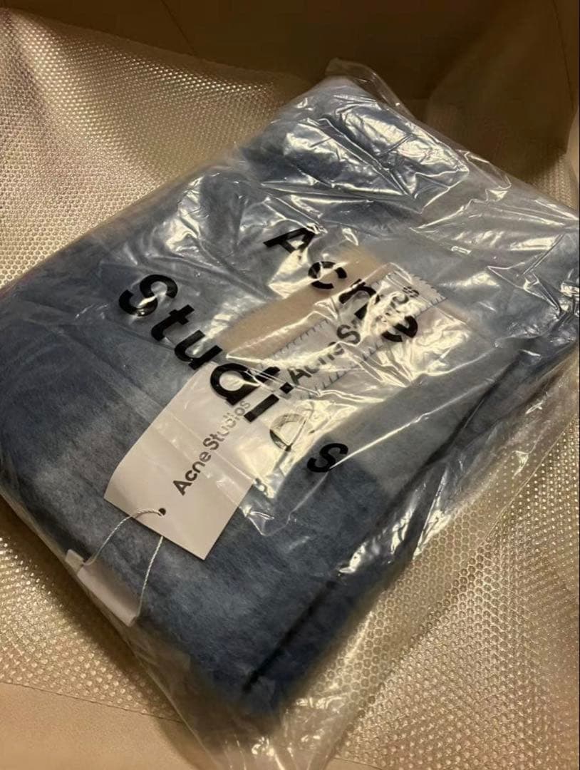 新品未使用　Acne Studios モヘアチェックスカーフ マフラー