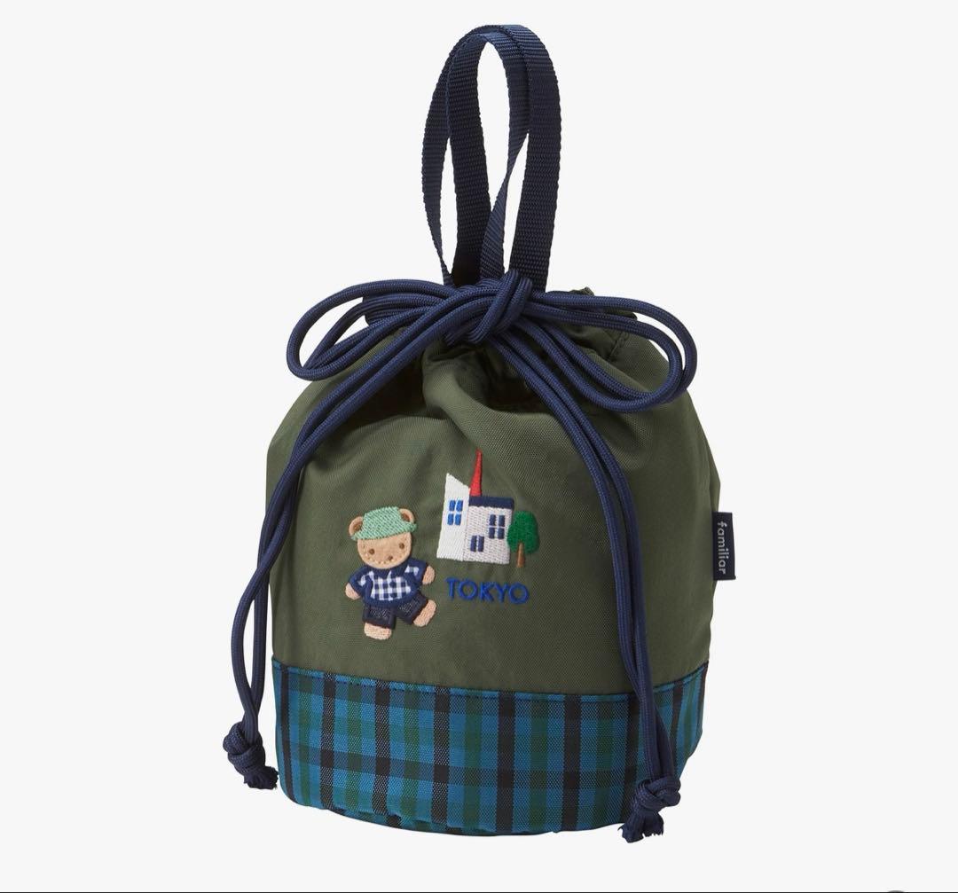 familiar ファミリア　バッグ　巾着ショルダーバッグ　ビームス　美品