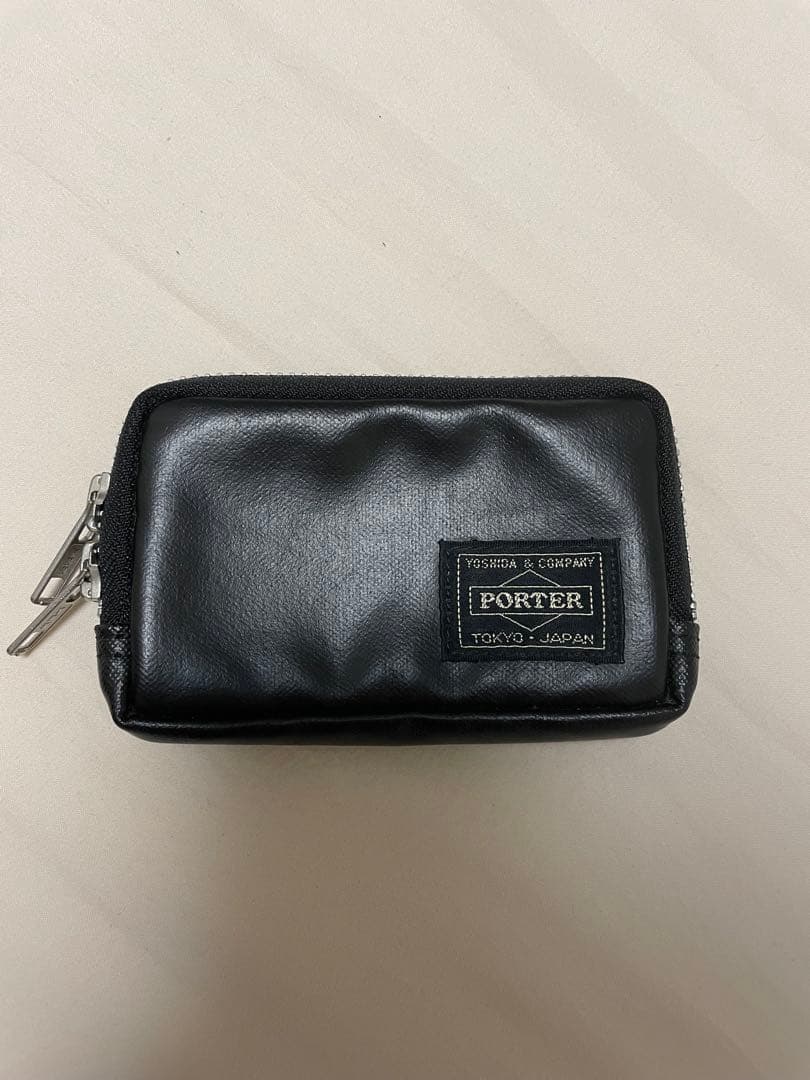 PORTER レザーケース ブラック