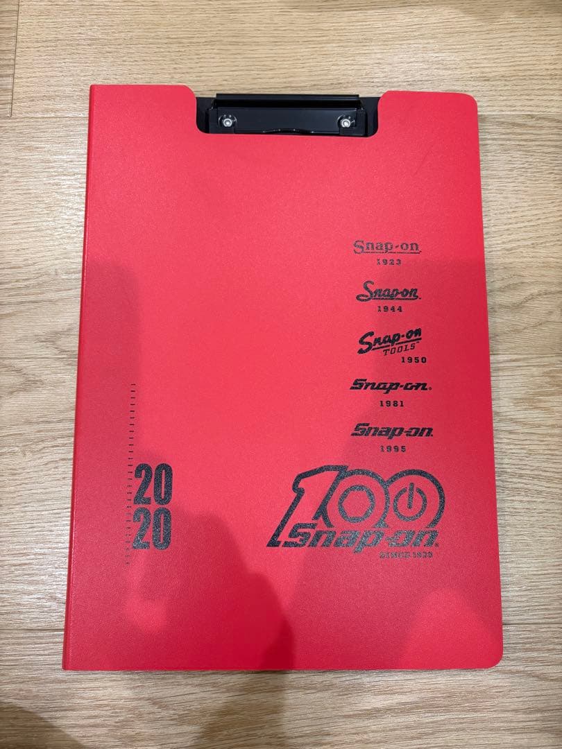スナップオン snap-on 100周年　バインダー二つ折り　入手困難　廃盤
