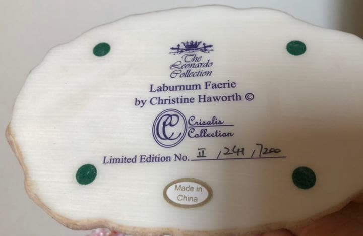 天使と妖精のクリサリスコレクション　クリスティンハワース　ラバーナムフェアリー