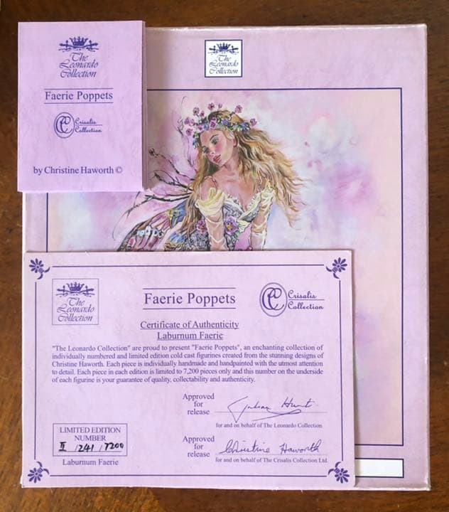 天使と妖精のクリサリスコレクション　クリスティンハワース　ラバーナムフェアリー
