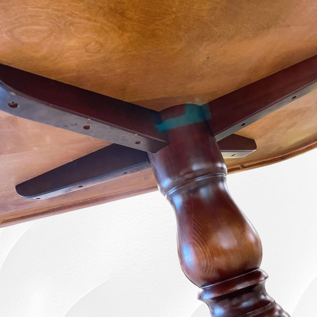 【★希少★】飛騨産業　キツツキマーク　ダイニングテーブル　オーバル型　 レトロ