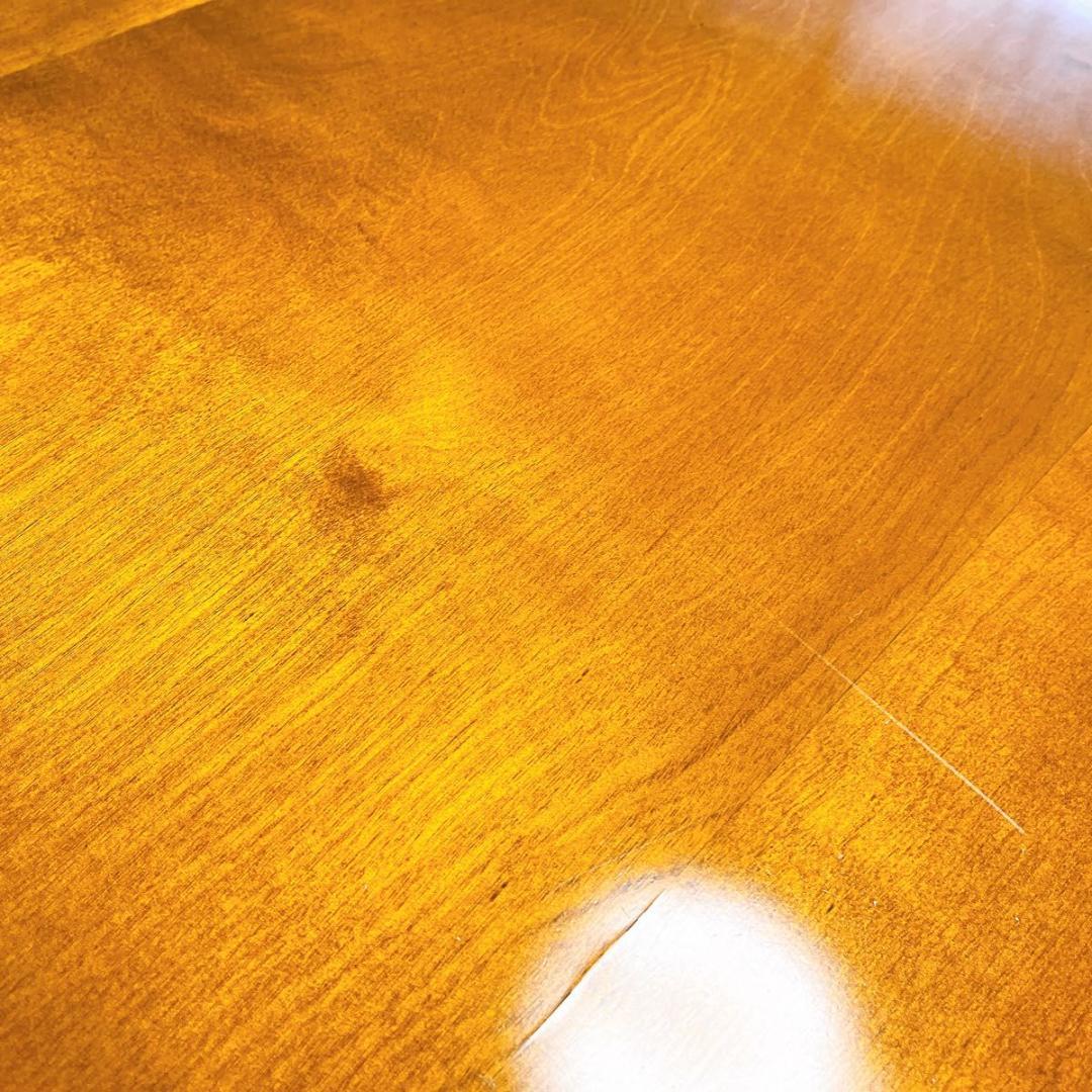 【★希少★】飛騨産業　キツツキマーク　ダイニングテーブル　オーバル型　 レトロ