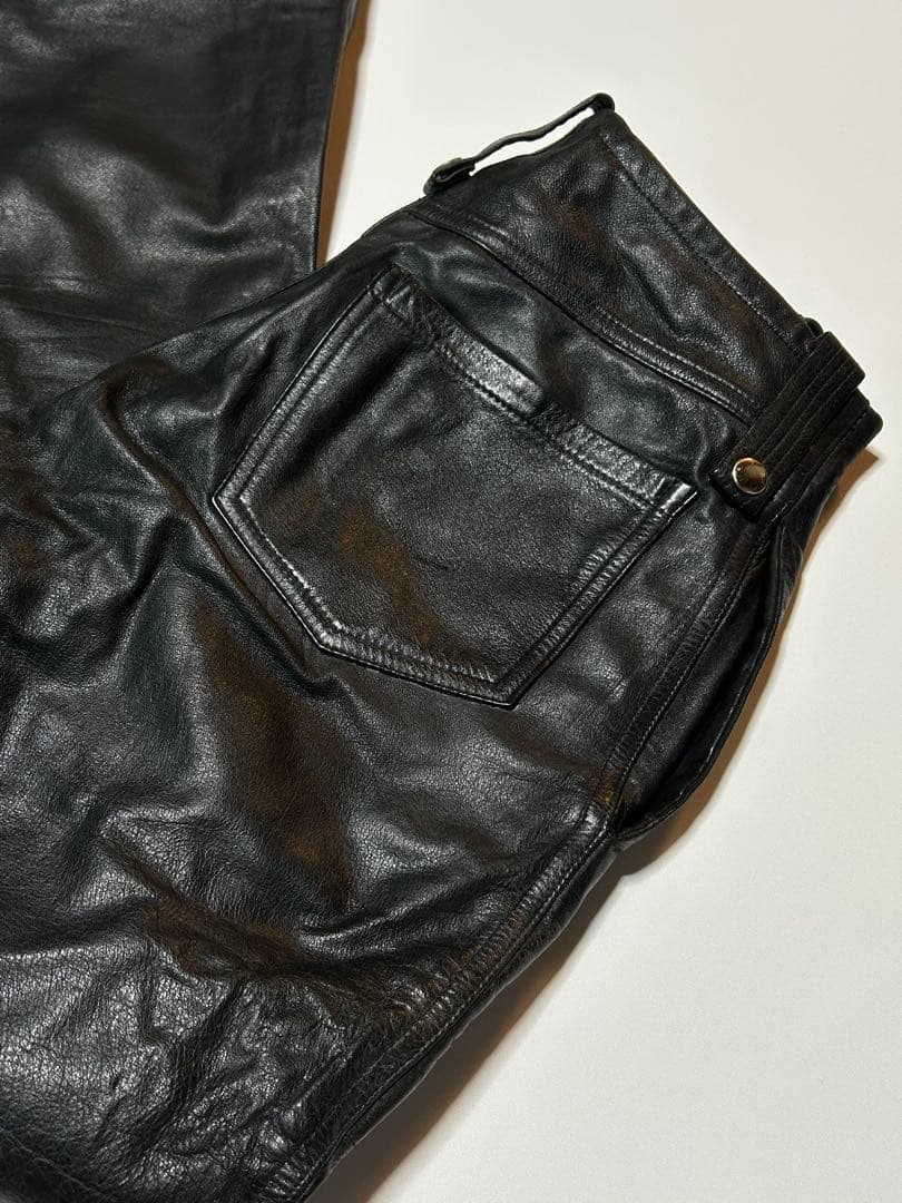 激レア1995AW OLD UNDER COVER レザーパンツ