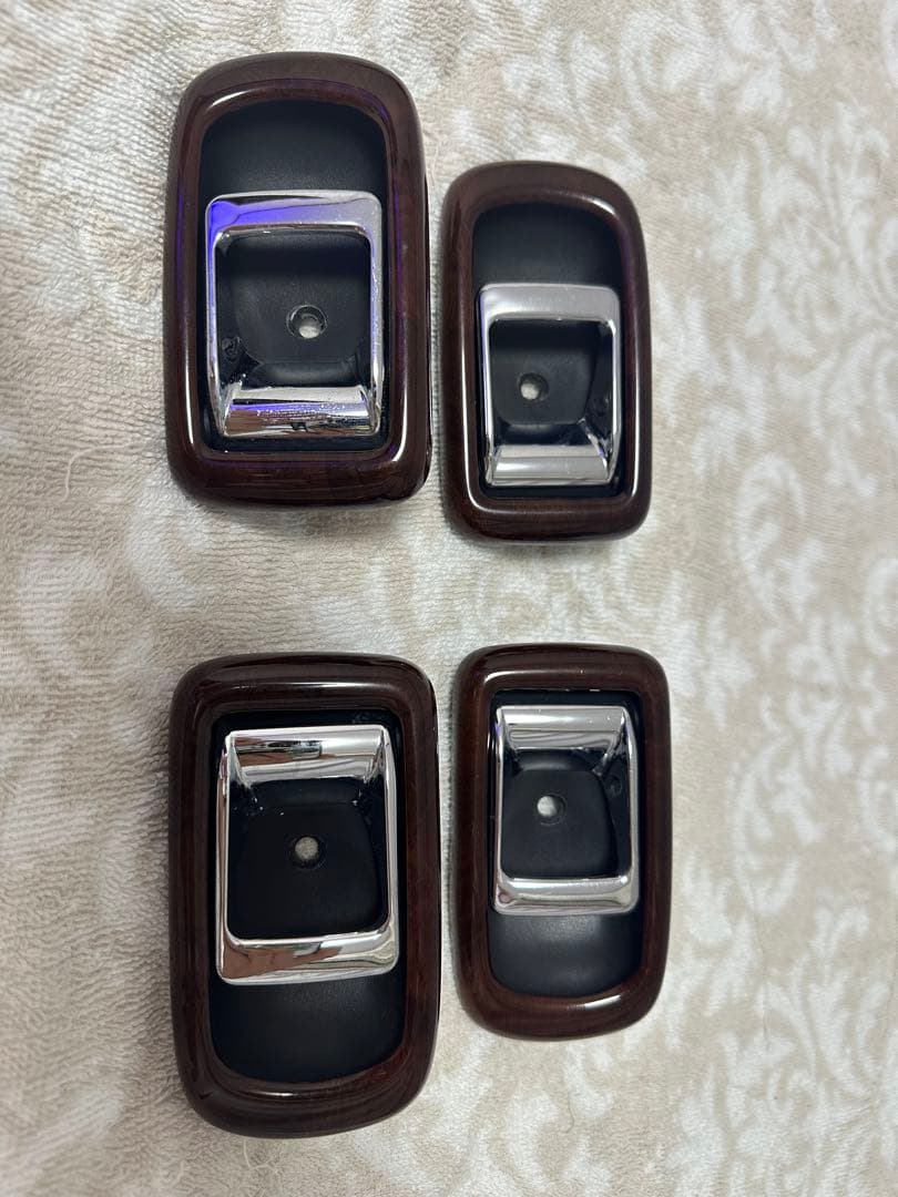 ミラジーノ L700S インナーハンドル　ウッド　木目　4つセット