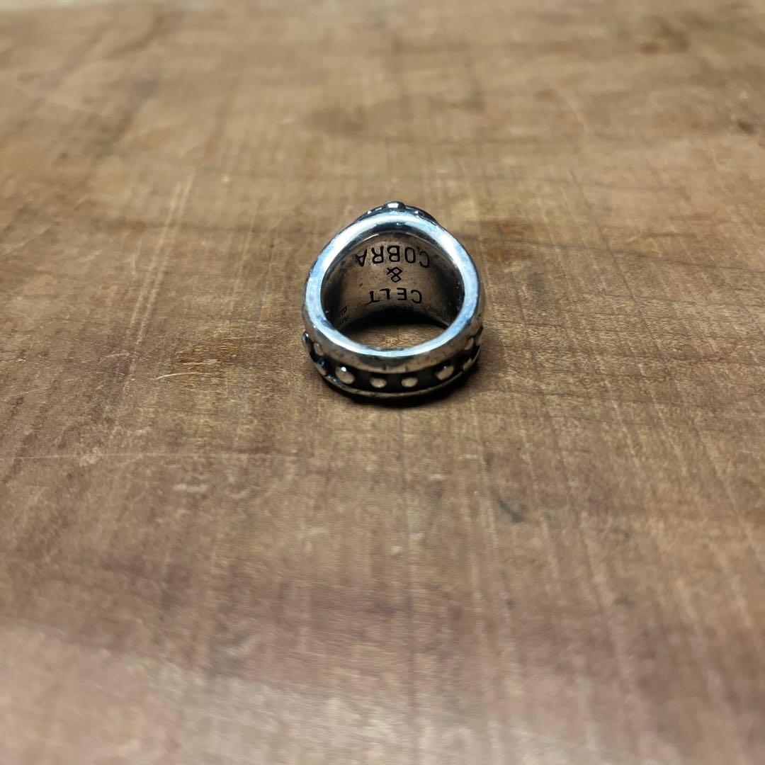 【貴重 名作】CELT&COBRA ケルトアンドコブラ オニキス リング約15号