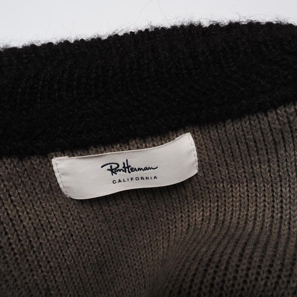 現行 ロンハーマン アルパカサリーフォックス ダブルフェイス ニットカーディガン