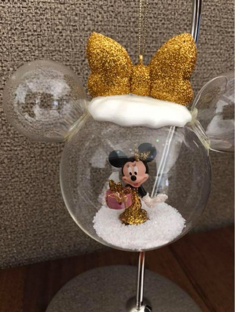 ミッキー&ミニー　二個セット　クリスマスオーナメント ディズニーランドパリ
