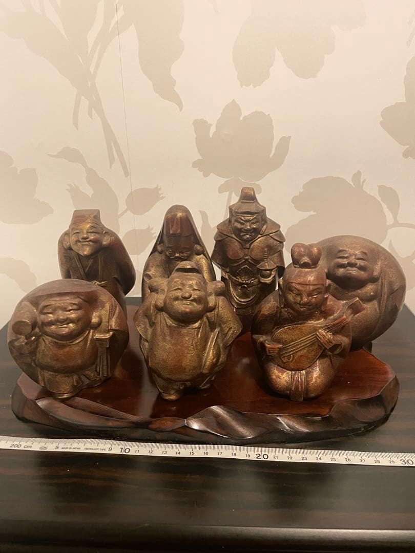 美品　高級　鉄製　七福神 鉄製置物 7体セット　高級七福神