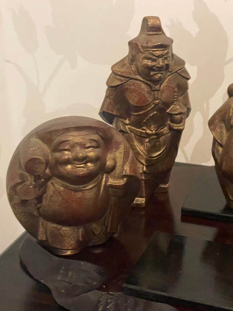 美品　高級　鉄製　七福神 鉄製置物 7体セット　高級七福神