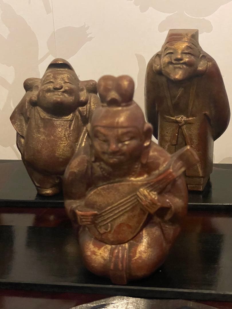 美品　高級　鉄製　七福神 鉄製置物 7体セット　高級七福神