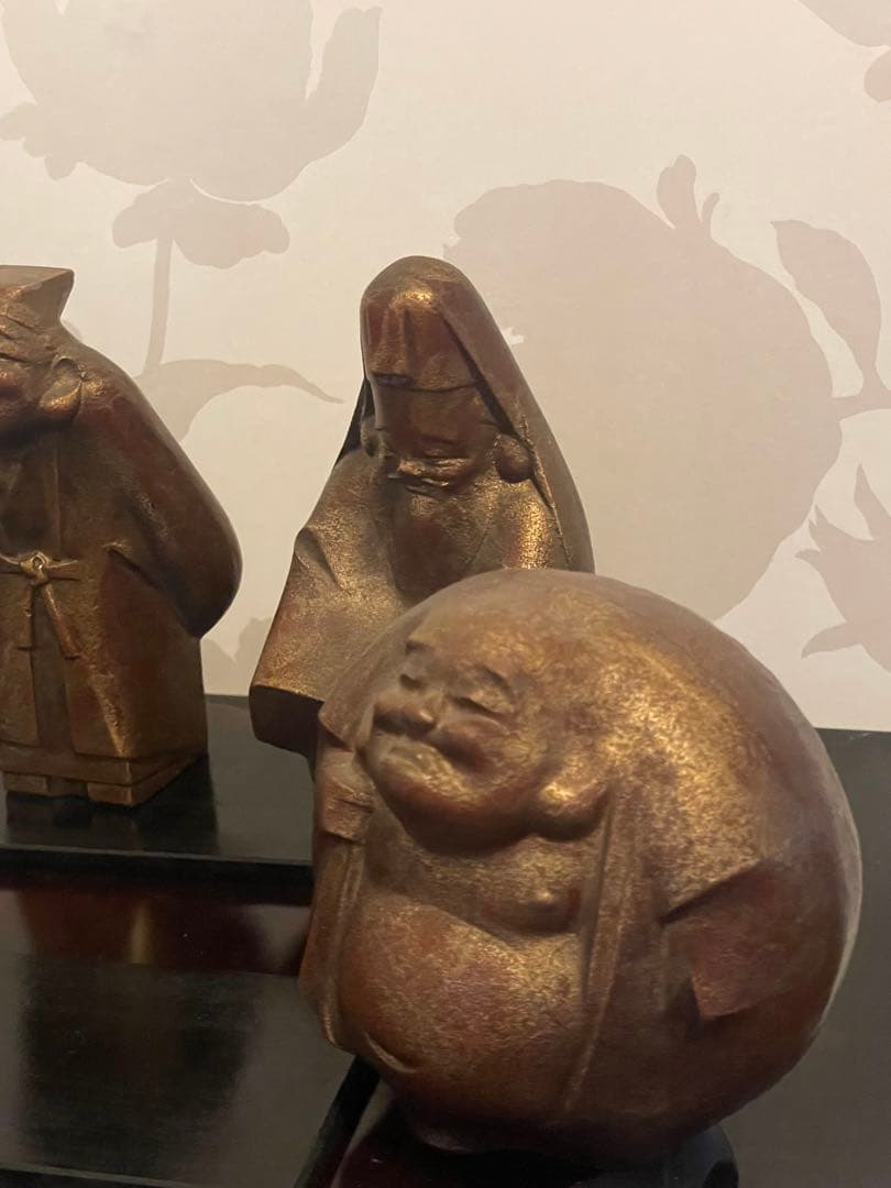 美品　高級　鉄製　七福神 鉄製置物 7体セット　高級七福神