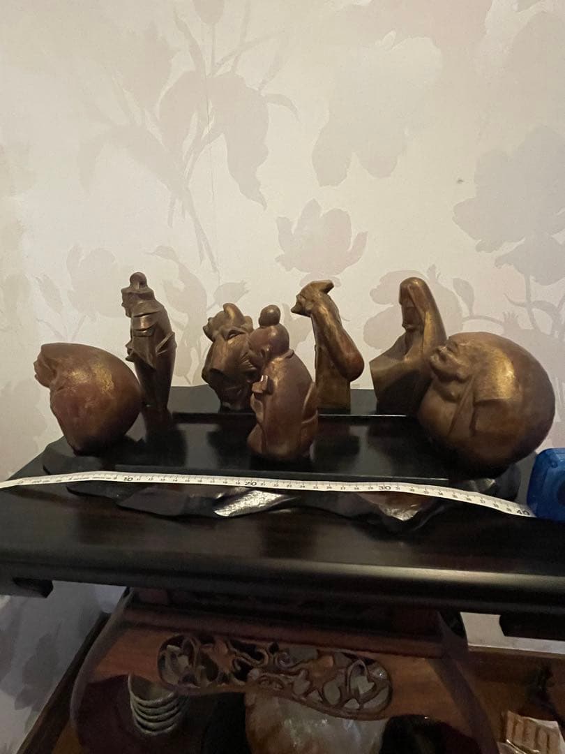 美品　高級　鉄製　七福神 鉄製置物 7体セット　高級七福神