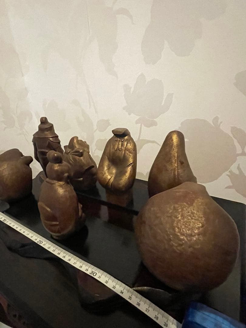 美品　高級　鉄製　七福神 鉄製置物 7体セット　高級七福神