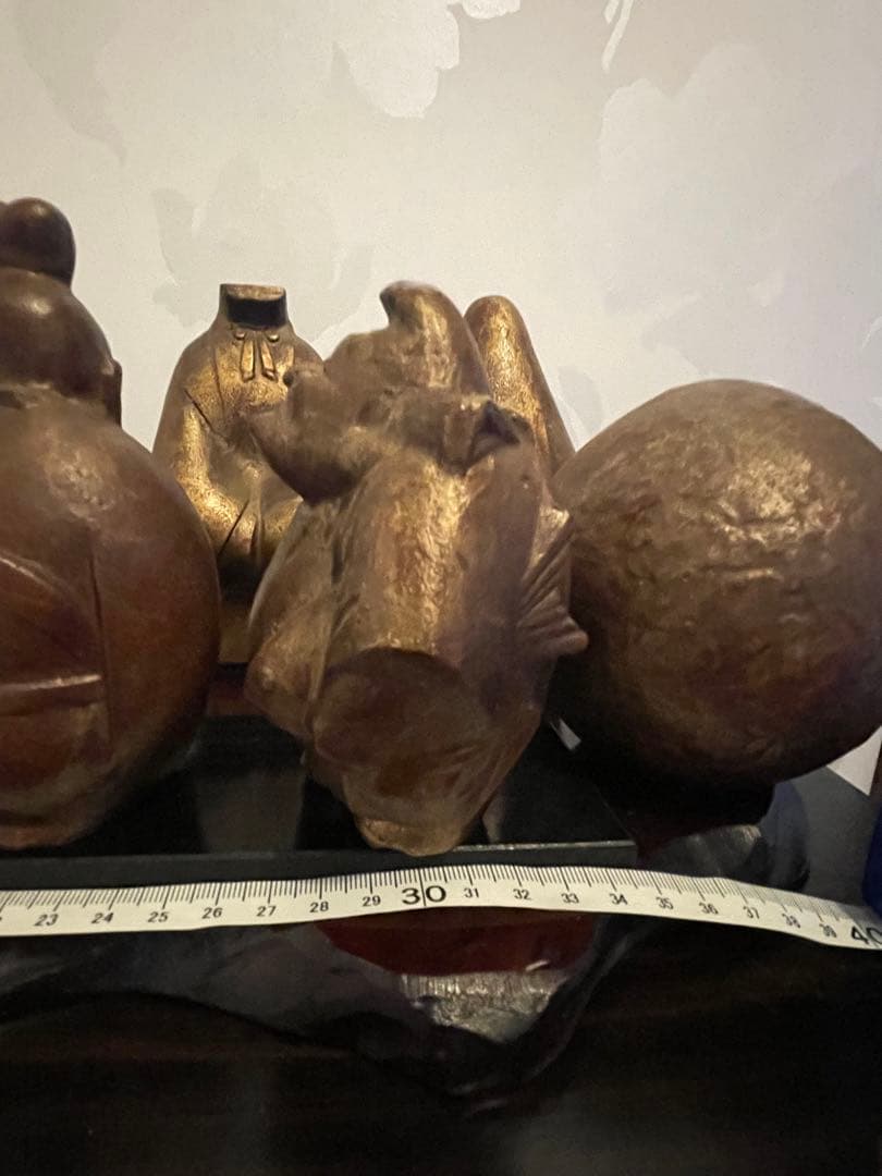 美品　高級　鉄製　七福神 鉄製置物 7体セット　高級七福神