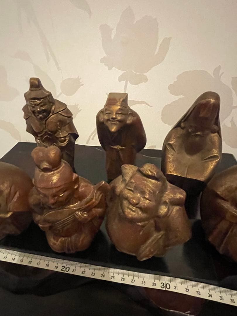 美品　高級　鉄製　七福神 鉄製置物 7体セット　高級七福神