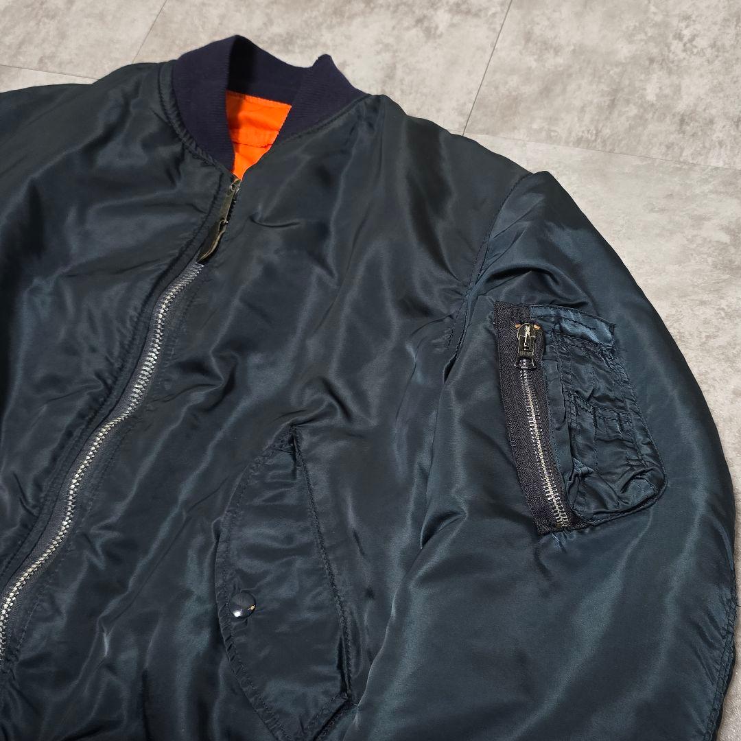 80s USA製 ALPHA MA-1 MIL-J-82790J IDEAL M