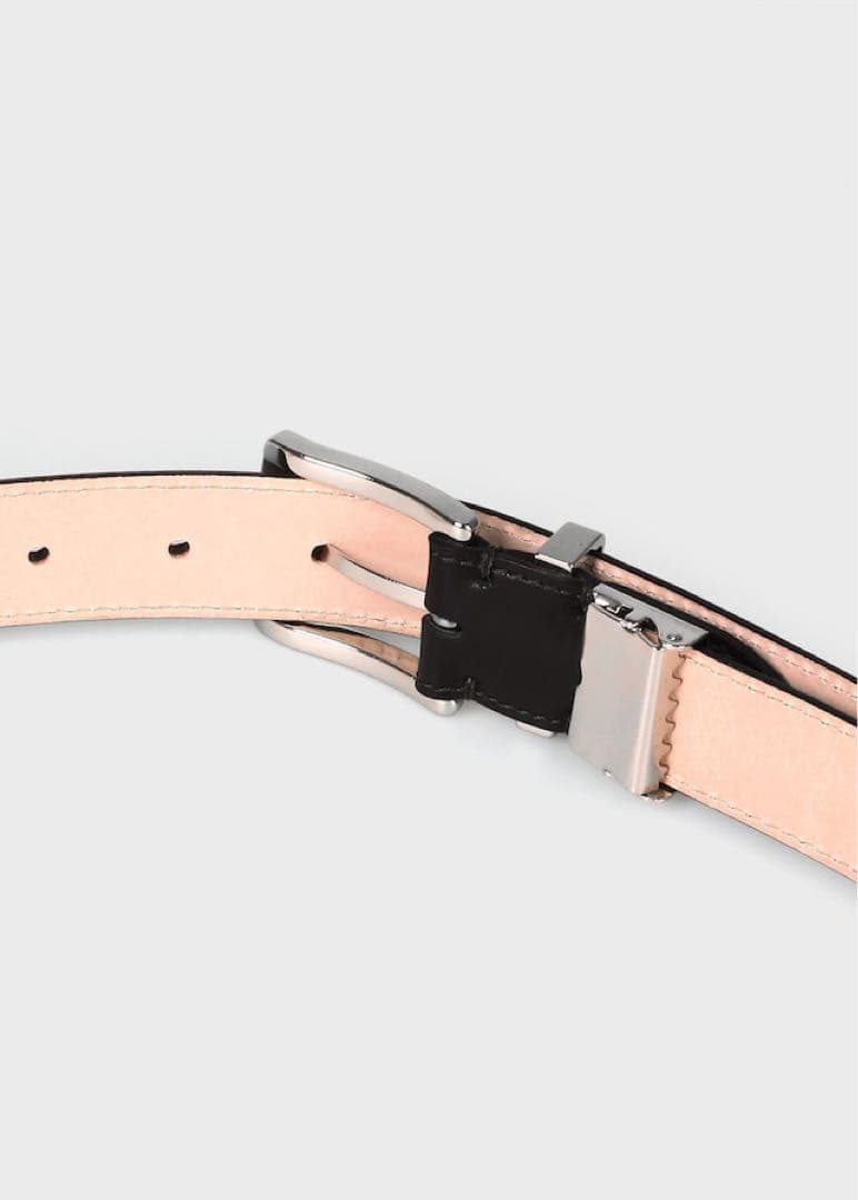【クリスマスラッピング】ポールスミス PaulSmith メンズベルト 黒
