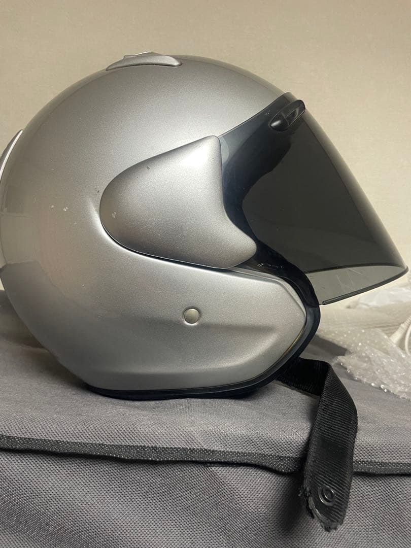 SZ シルバー ジェットヘルメット