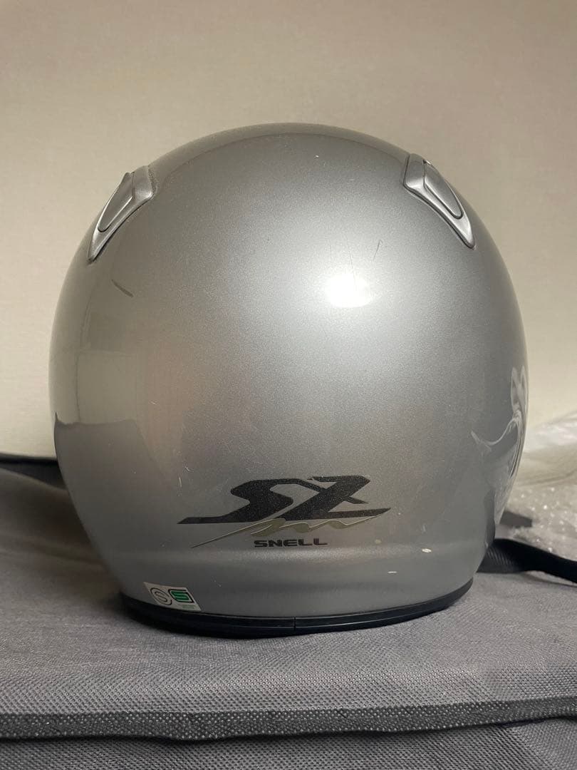 SZ シルバー ジェットヘルメット