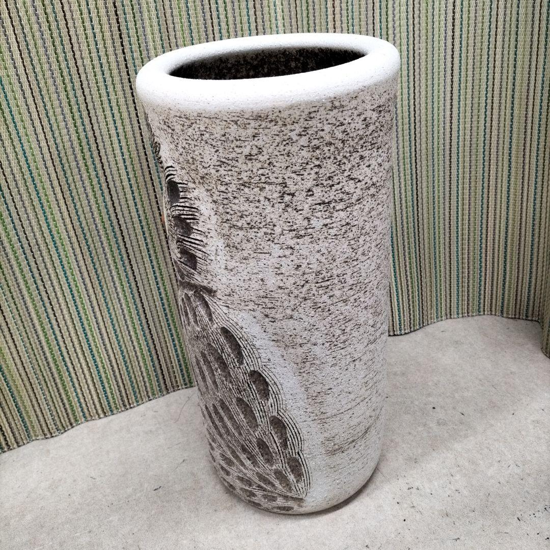 ふくろう　陶器製傘立て　48cm