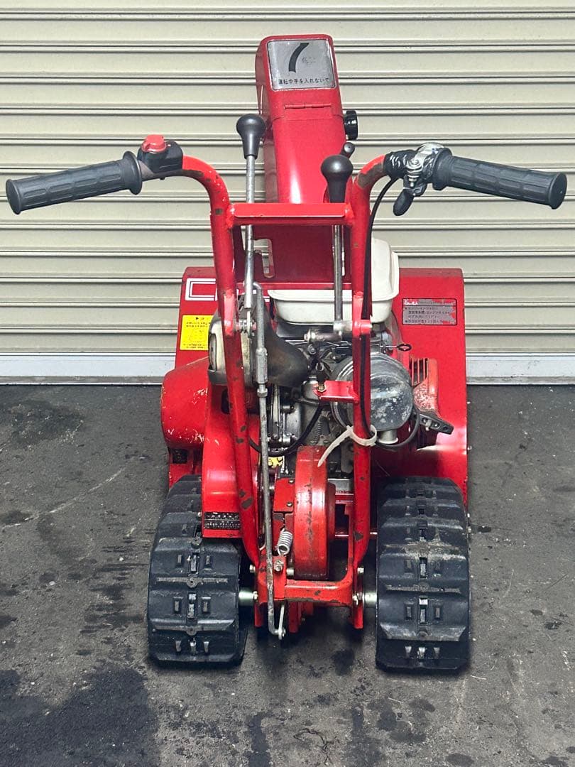 小さな赤い除雪機 ホンダ s35a エンジンg150 北海道旭川発 実働 中古