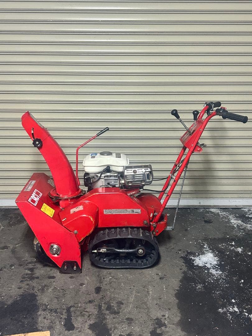 小さな赤い除雪機 ホンダ s35a エンジンg150 北海道旭川発 実働 中古