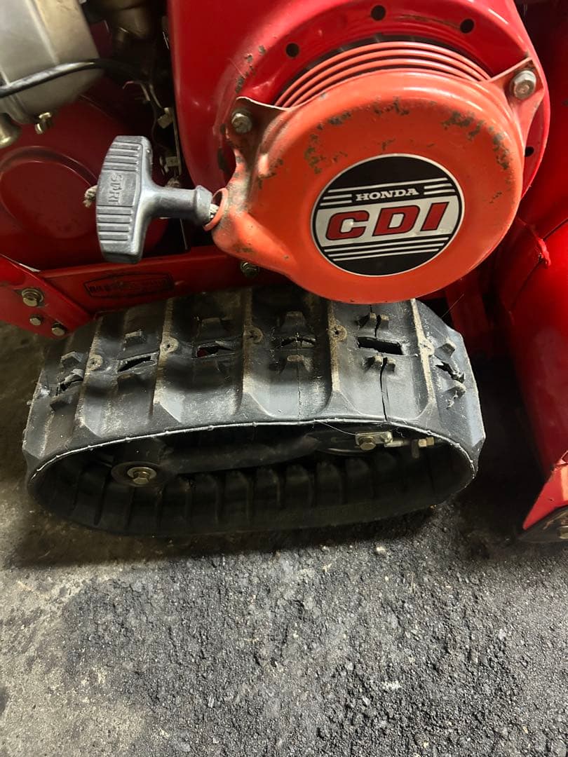 小さな赤い除雪機 ホンダ s35a エンジンg150 北海道旭川発 実働 中古
