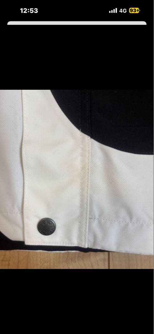 supreme north face sロゴ　マウンテンパーカー