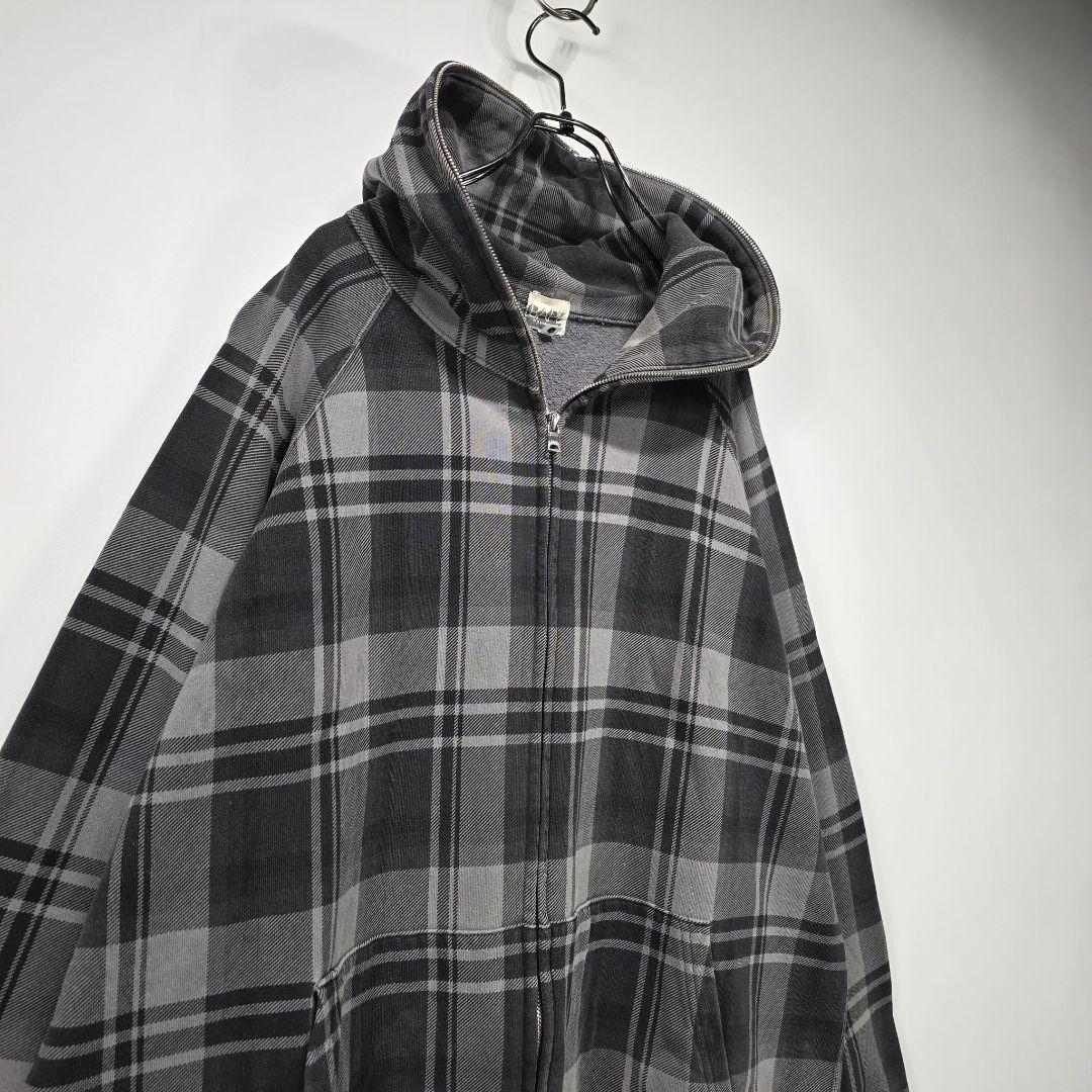 A BATHING APE　フルジップ　フーディー　パーカー　XL　チェック柄