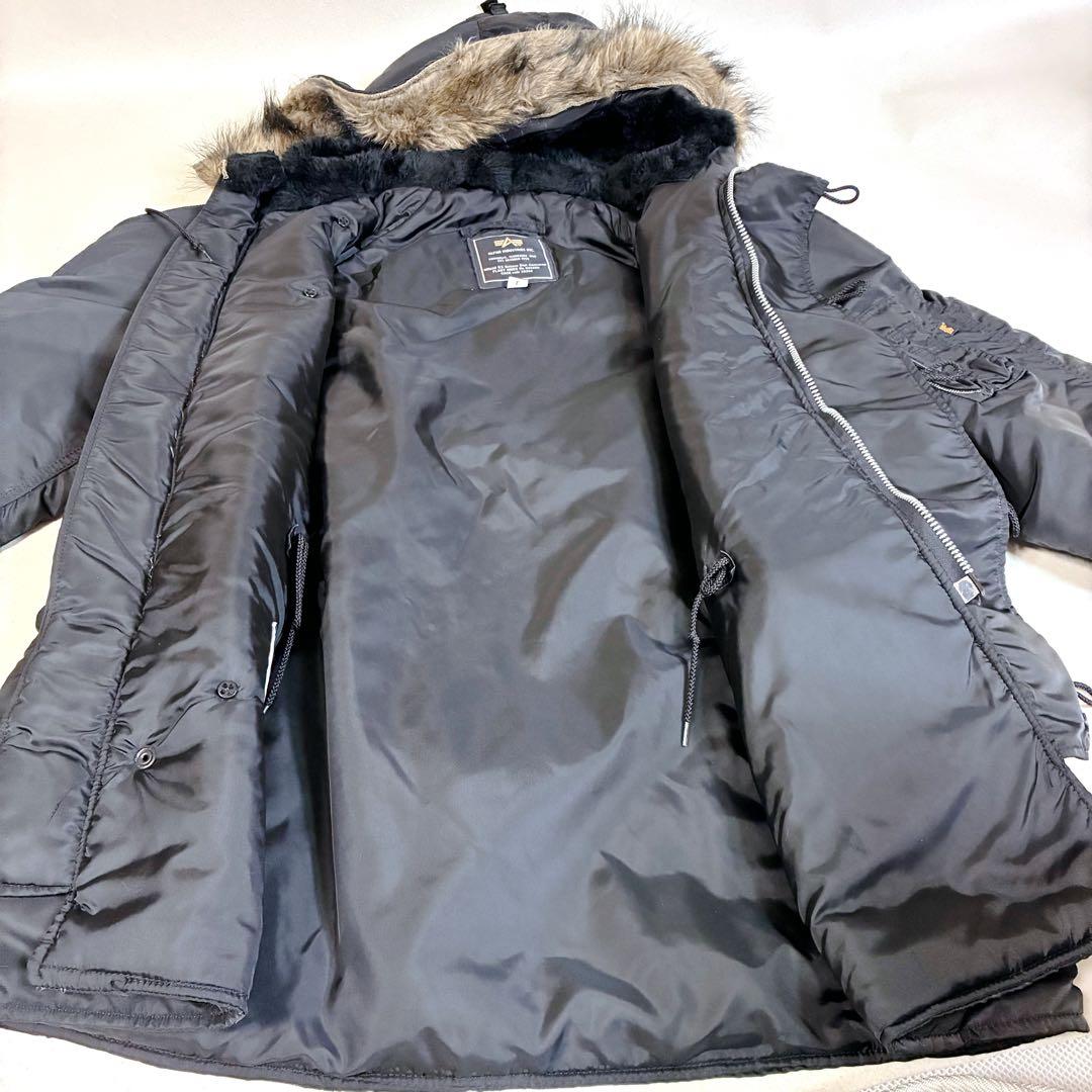 【美品】ALPHA INDUSTRIES N-3B フライトジャケット Ｌ