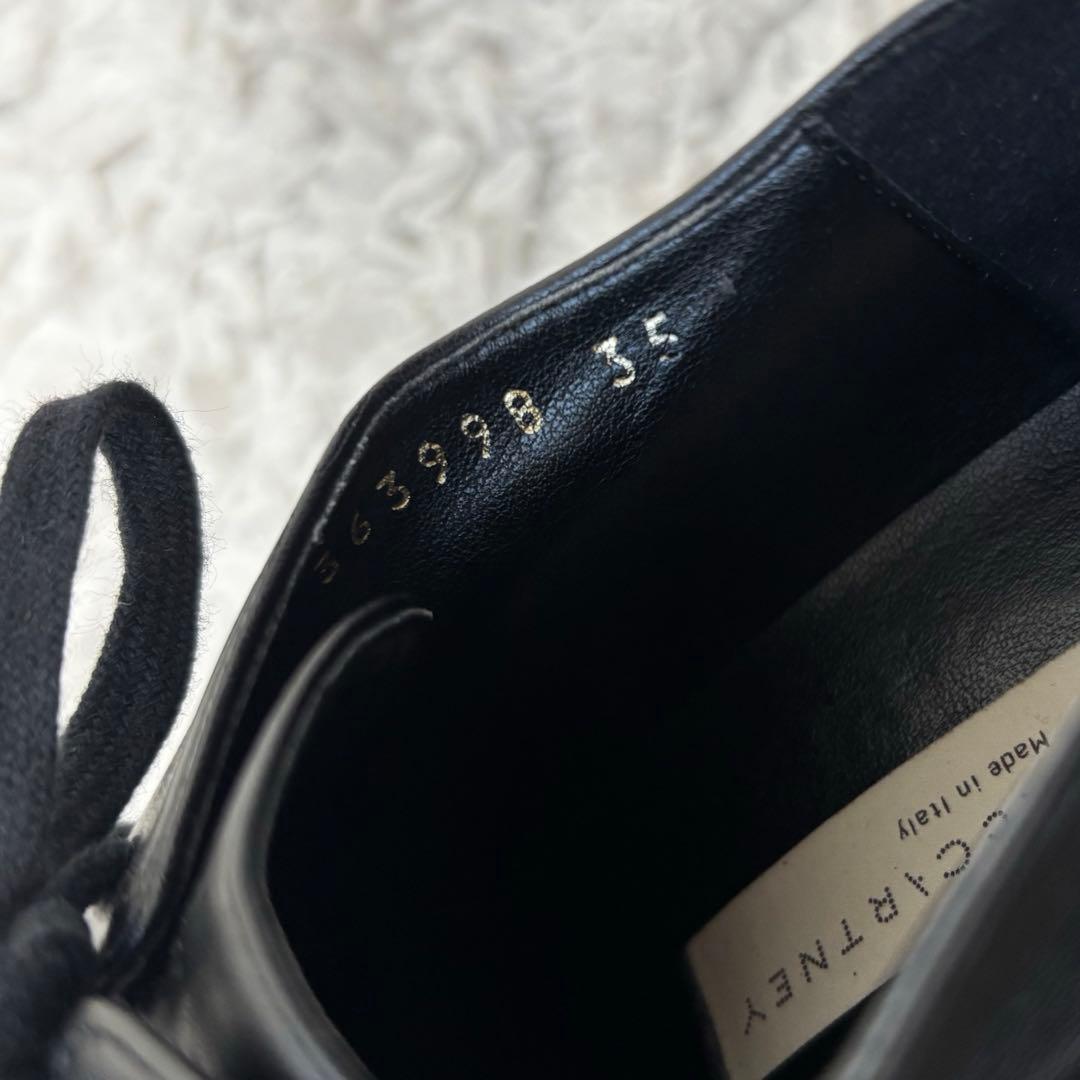 ステラマッカートニー エリス スター ダービー プラットフォーム 厚底 レザー