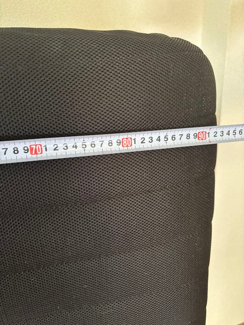 (引き取りの方歓迎　奈良市)折りたたみベッド　簡易ベッド　黒　一人暮らし