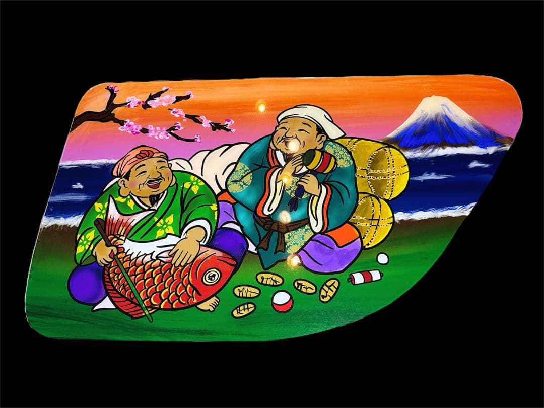 日野 安全窓 アンドン板 デコトラ グラプロ レンジャープロ 17 飾り ミラー