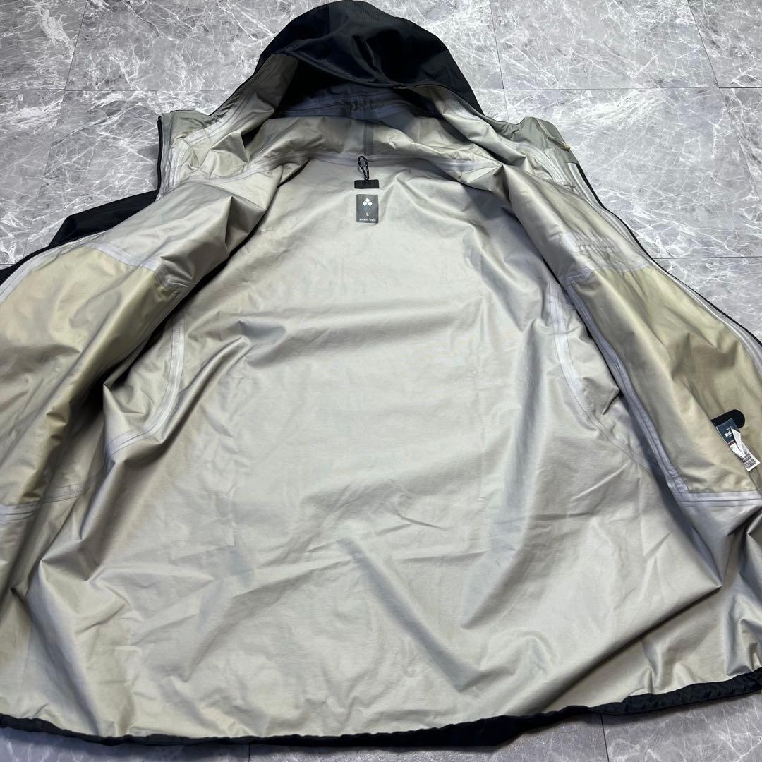 モンベル　レインダンサー　ジャケット　ゴアテックス　黒　L メンズ　アウトドア