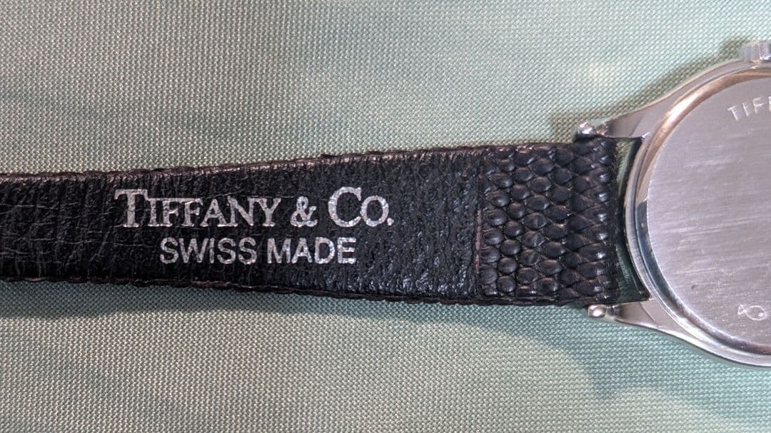 し*ん様 ジャンク Tiffany & Co. アナログクォーツ腕時計